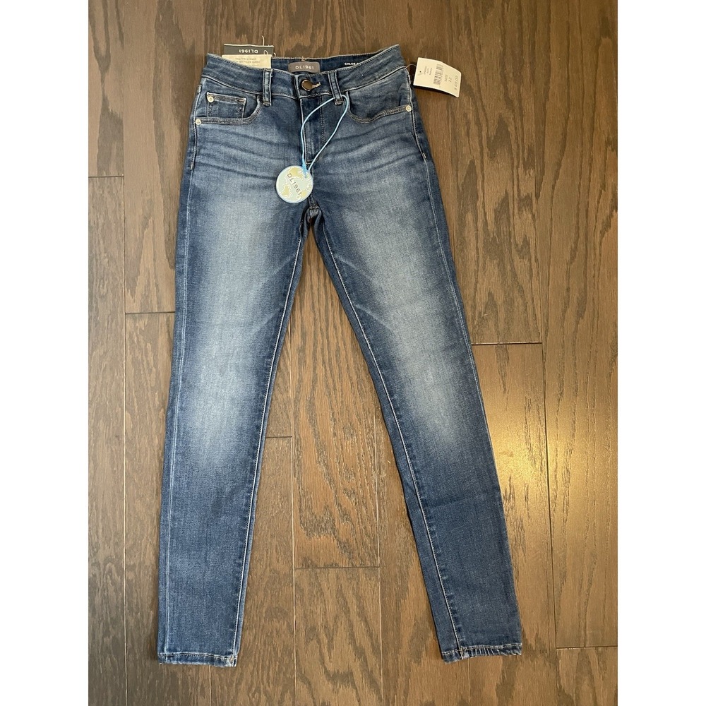 NWT DL1961 Chloe Skinny Jeans Size‎ 12 Blue 27.5" Inseam